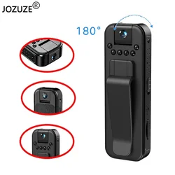 JOZUZE L7 HD 1080P Mini telecamera portatile piccola videoregistratore digitale Polizia BodyCam Videocamera in miniatura per visione notturna a infrarossi