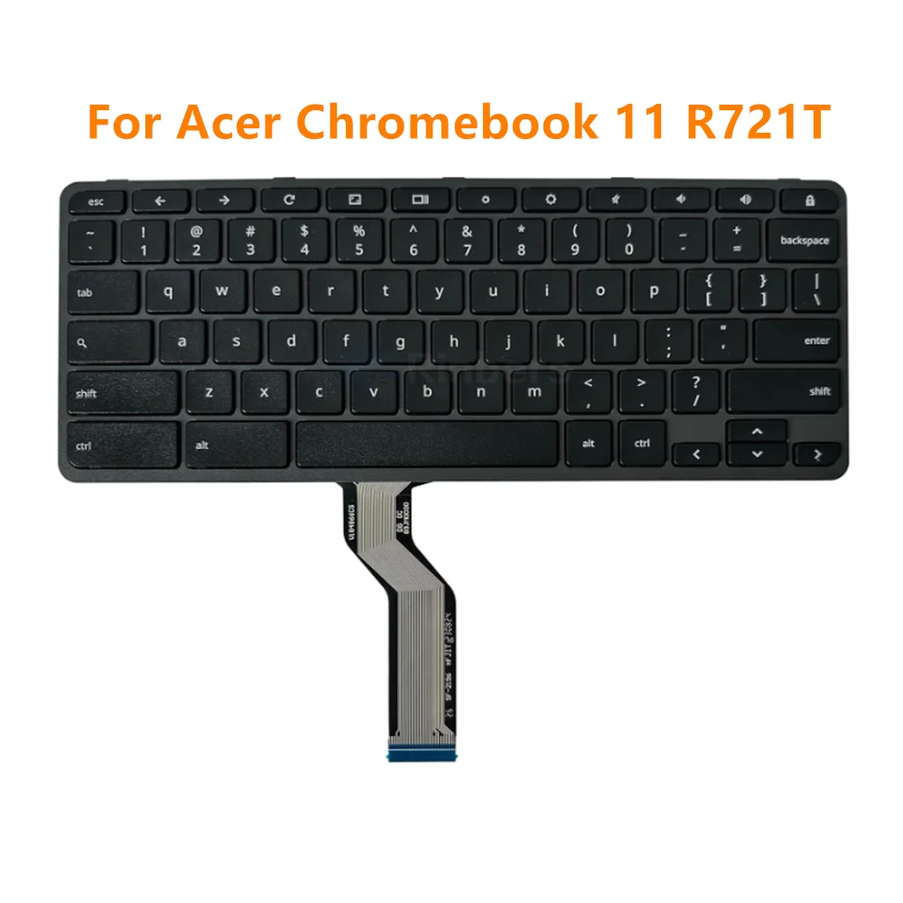 

New For Laptop Acer Chromebook 11 R721T Replacement US Keyboard (Lock Key) Black AEZHUU00010 NK.I111S.086