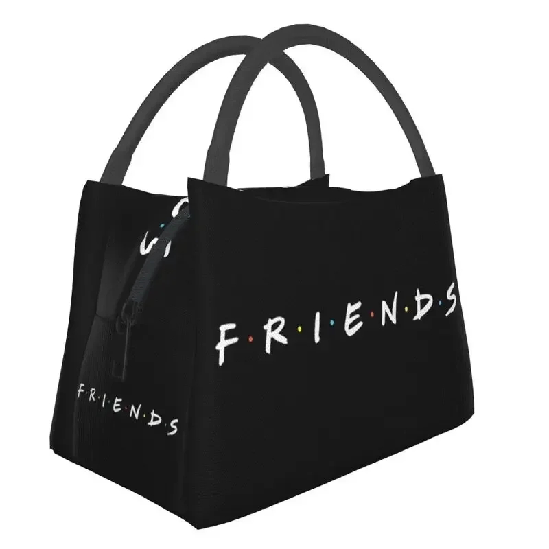 

Friends Funny Quote Thermal Insulated Lunch Bags Women TV Show Portable Lunch Container for Work Travel Storage Meal Food Box