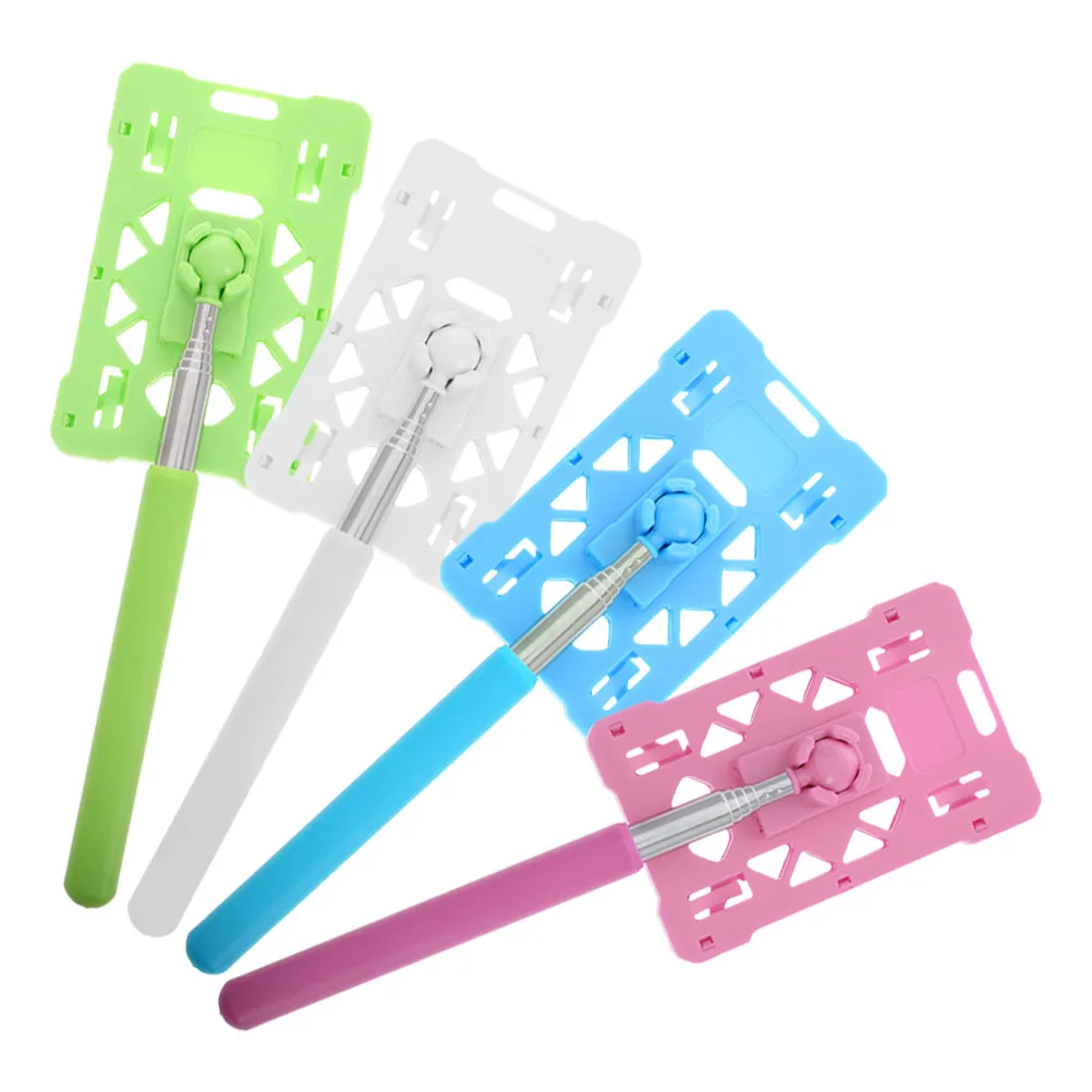 

4Pcs Contactless Parking Swiping Rod Telescopic Card Holder Extender Pole for Car Toll Payment Parking Lots Access Gates Vehicle