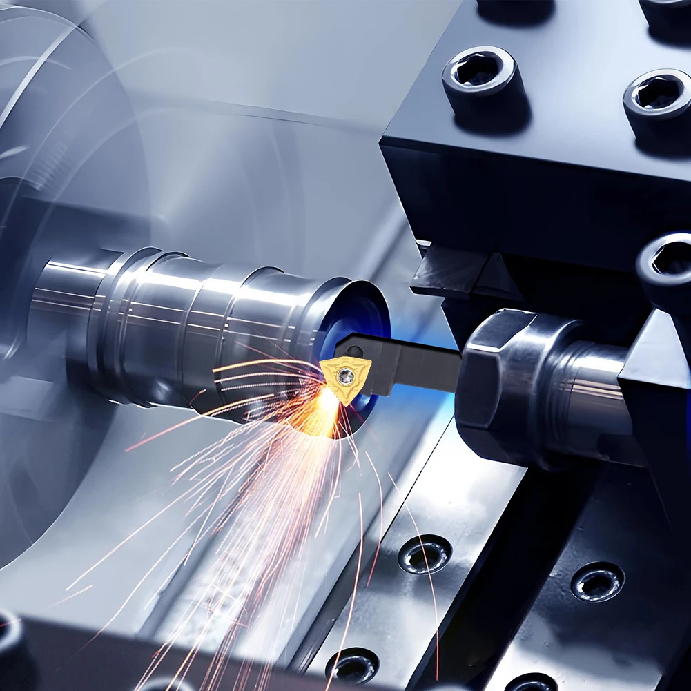 

Comprehensive Lathe Turning Tool Set S20R MWLNR08 Holder with 20 Carbide Inserts For WNMG432 and Dual Wrenches