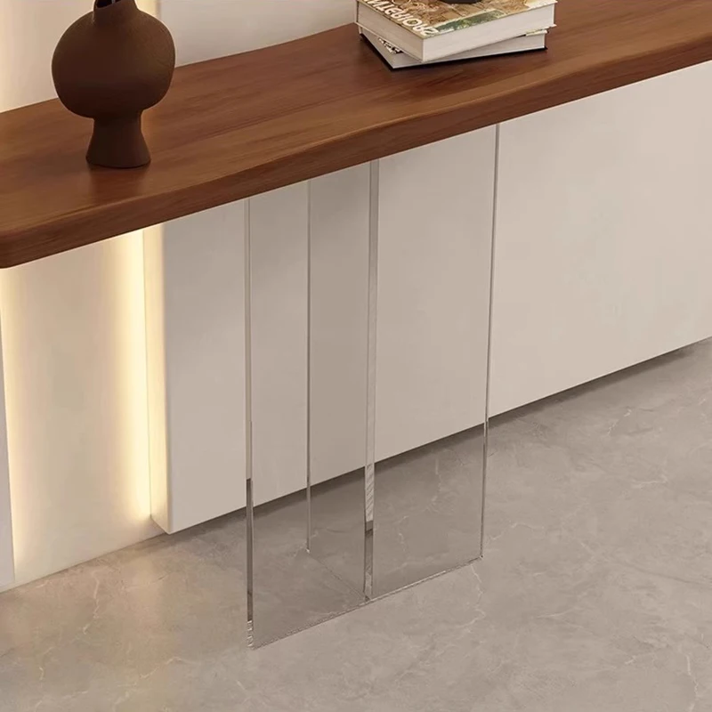 European Modern Console Table Simple Acrylic Thin Premium Console Table For Hallway Entry Tisch Wohnzimer Möbel Furniture