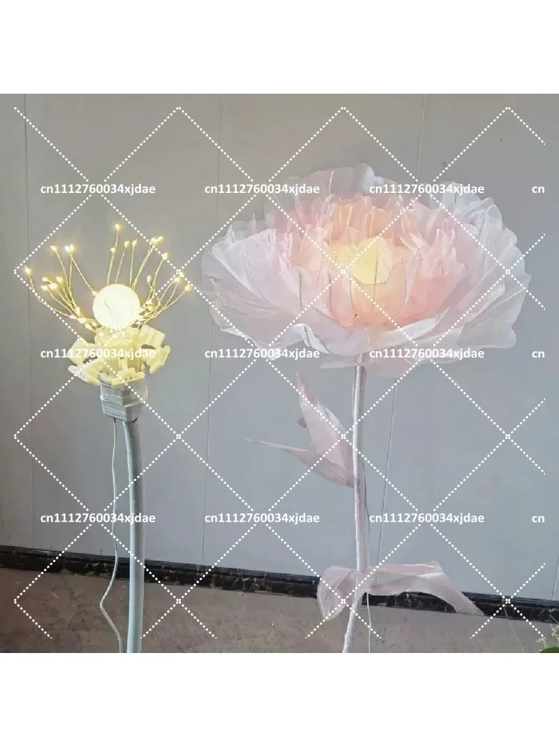 DIY Electric Automatic Flower Blooming Motor with Glowing Effect for Artificial Flower Wedding Decoration