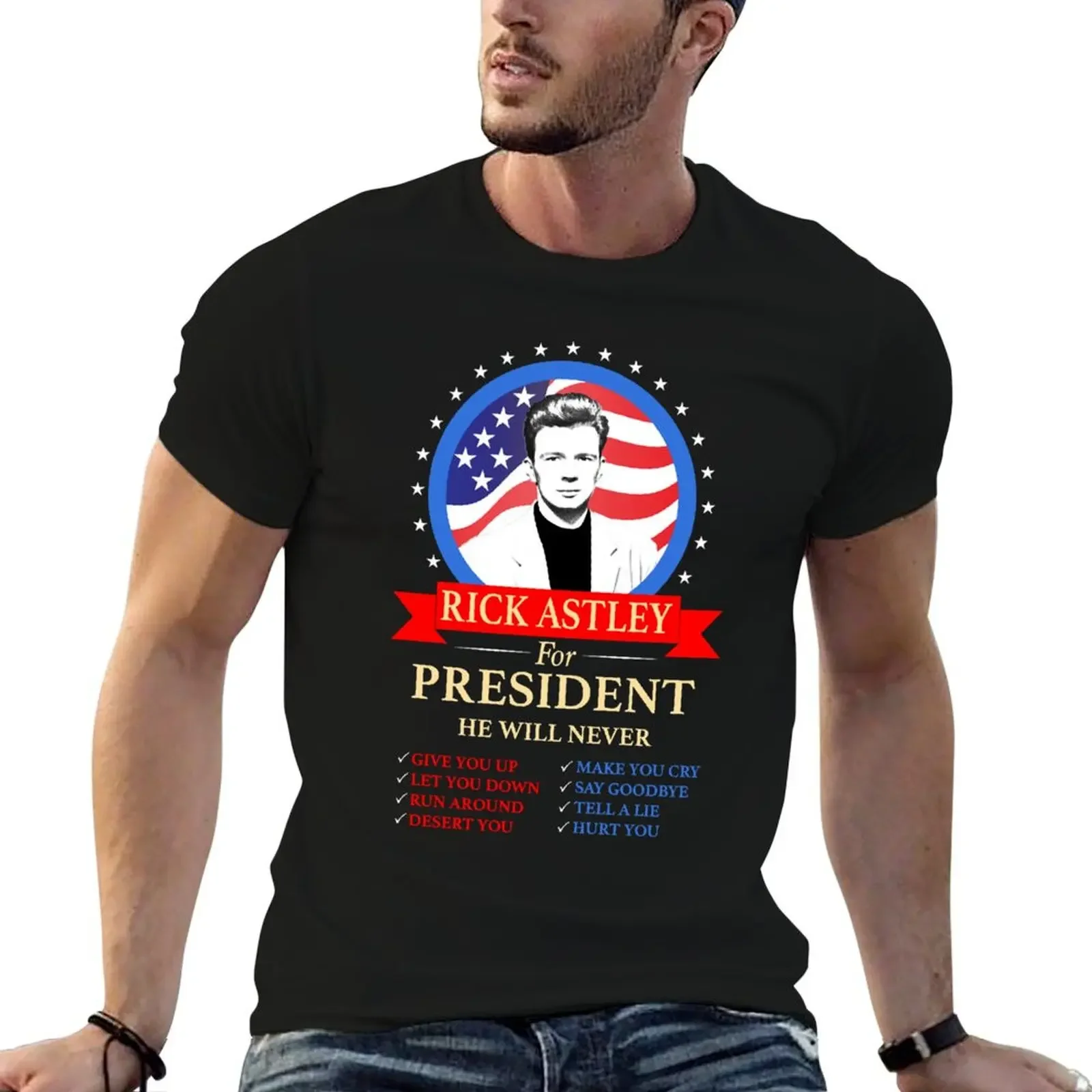 

Rick For President For Fans T-Shirt shirts graphic customs design your own oversizeds shirts graphic tee vintage t shirt men