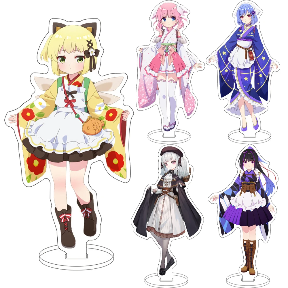 16CM Anime Prima Puppe ‌   Figur Haizakura Karasuba Tsukishita Houkiboshi Retzel Chiyo Yugiri Acryl-Ständer Cosplay-Ornamente Geschenke