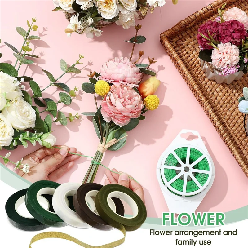 

N04R Floral Arrangement Tool Kit Rose Thorn Remover Tree Pruner Pruning Gloves 22/26 Gauge Paddle Wire Pole Corsage Pin