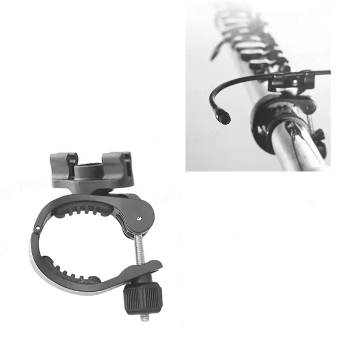 SWXF Instrument Condenser Microphone Universal Stand Clip for Clarinet Flute for Microphone