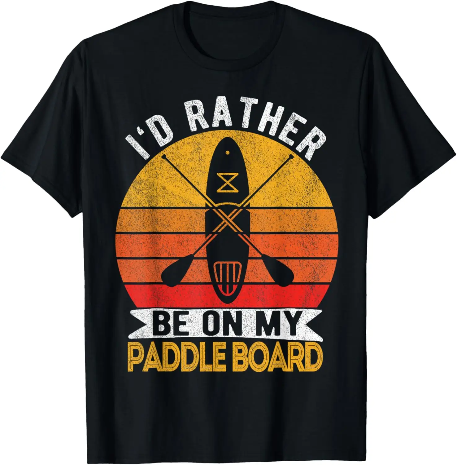 Retro Paddleboarding Stand Up Paddle Board Paddleboard T-Shirt