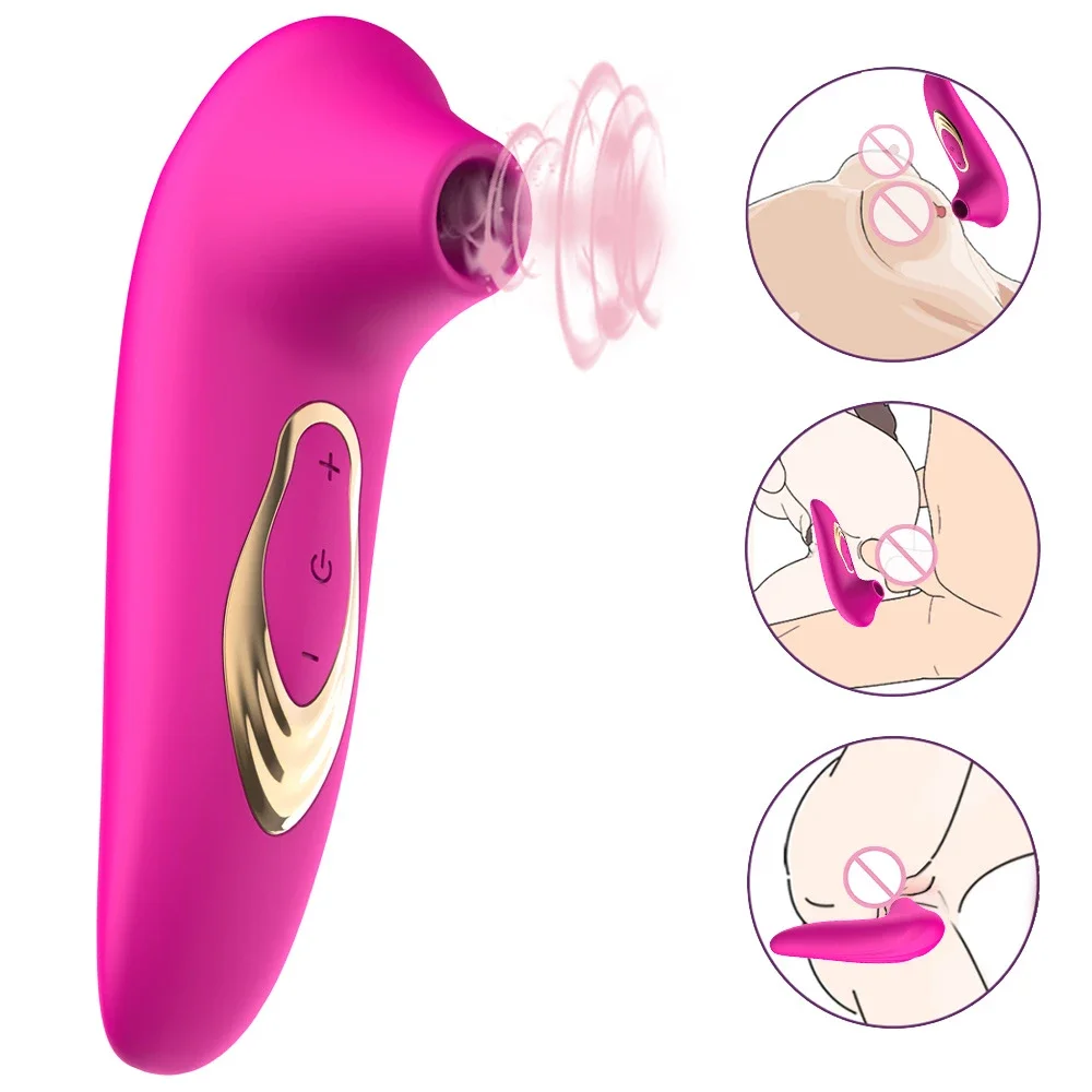 BDSM Sex Toys Powerful Sucking Sucker Clitoris Vibrator Female Clit Nipple Oral Vacuum Stimulator MassagerAdults Goods for Women