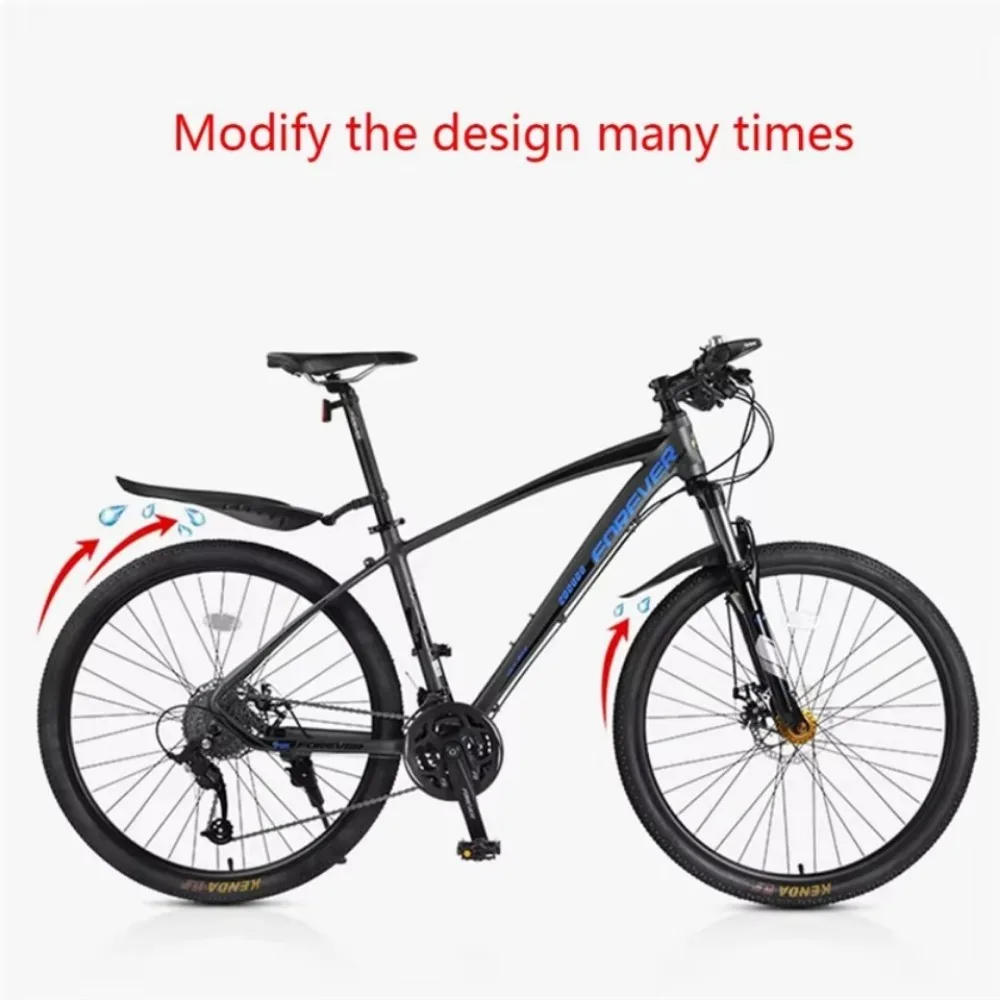 2pcs Bicycle Fender PP Soft Plastic Suitable Bicycles  Rear Shock BIKE Thicken Splash Protection Accessory image 5