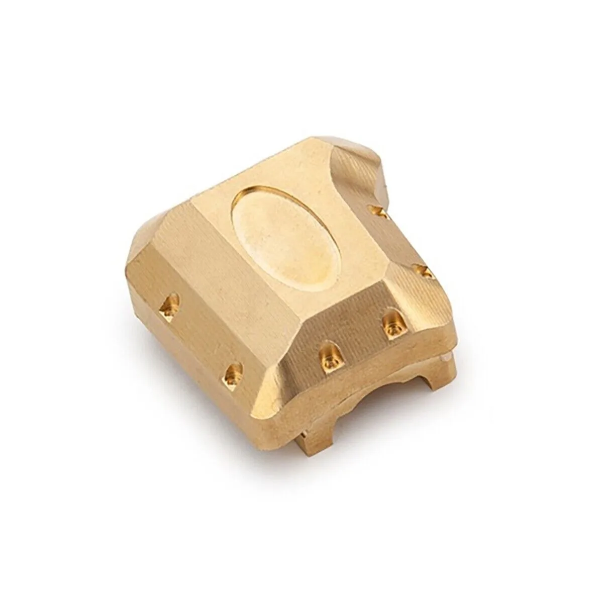 

LCX Racing 1/10 RC Crawler CNC Brass Front Rear Axle Differential Cover for Traxxas TRX4 TRX6 Upgrades Parts Accessories