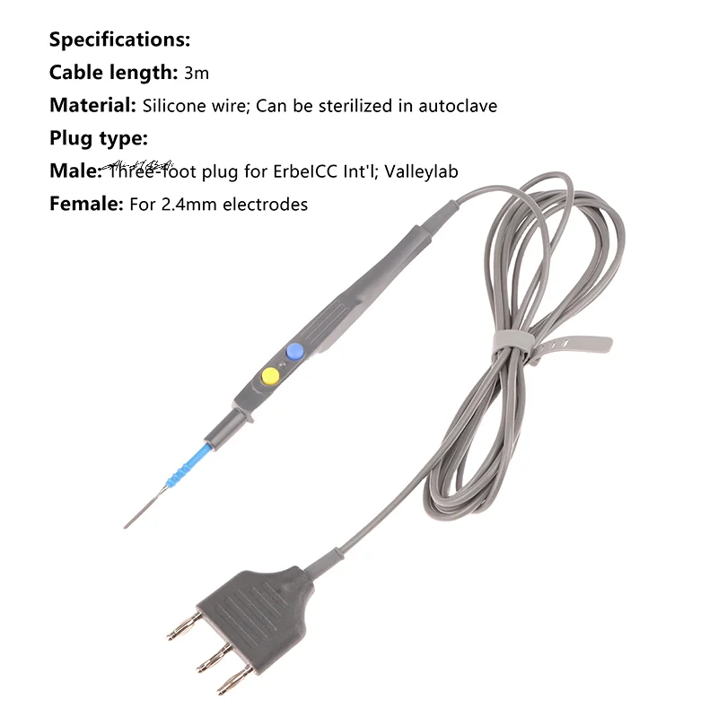 

Reusable Electrosurgical ESU Pencil Electrosurgical Pencil Disposable Electrosurgery Unipolar Electric Knife Pen Autoclavable