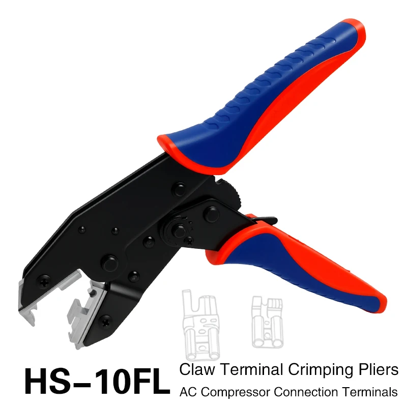 Crimping Plier For 4.8/6.3 Flag Claw Terminals Large Claw Insert Terminals Special Cold Press Pliers For Bare Spade AC Compres