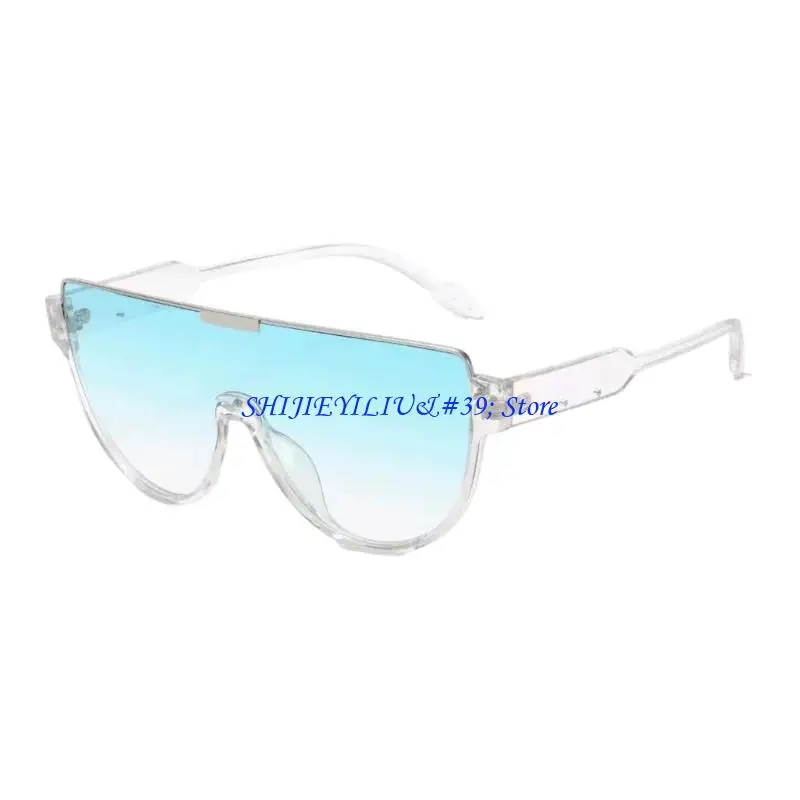 E21F Retro Oversized Sunglasses Stylish Frame Metal Frame Adjustable Fit