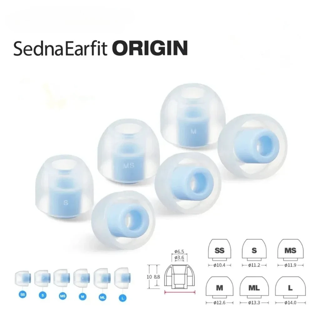 

Силиконовые насадки AZLA Origin Long Axis для Sony WF-1000XM4, XM3, LinkBuds S, H800, C700N для проводных наушников