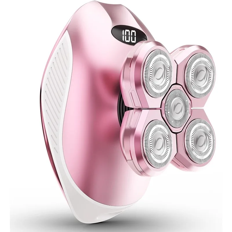 

Electric Razors for Women, 5-in-1 Rechargeable Body Shaver Waterproof Wet Dry Hair Remover Trimmer for Lady Face Underarms Legs