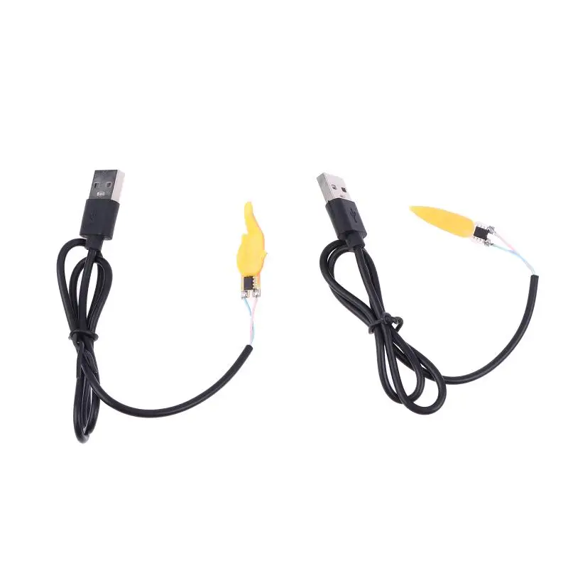 DC5V 1800K LED Flash Candle Light With USB Interface Edison Flame Filament DIY Party Decorative Light Bulb Accessories
