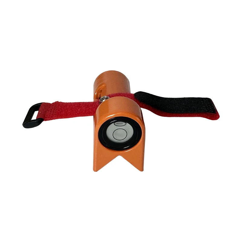 Centrando Fibra de Carbono Pólo Leveler Montagem Bolha Alumínio Alloy Ângulo Direito Nível Strap Nível Vertical Portátil