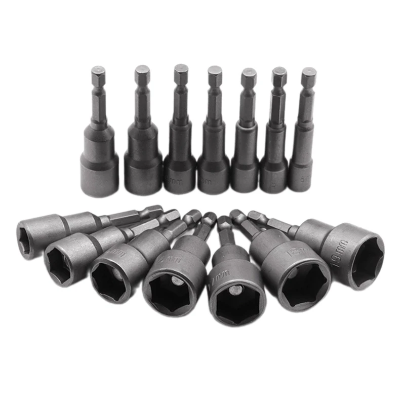 

Socket Sleeve Nozzles Nut Driver Drill Bit Adapter Car Maintenance