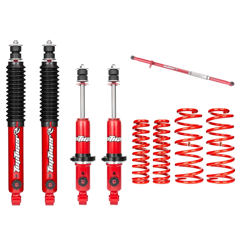 

Adjustable Nitrogen Gas Charged Shock Absorber Coil Spring 2 Inch Lift Kit For Toyota Prado 90 & 95 Series