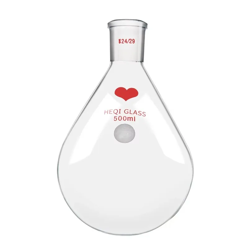 

boiling flask round bottom flask thick wall borosilicate 3.3 glass flask