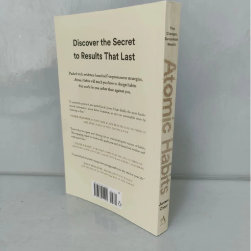 Les habitudes atomiques de James Clear Un moyen facile et éprouvé de construire de bonnes habitudes et de briser les mauvaises personnes Auto-gestion Auto-amélioration Nettoyage