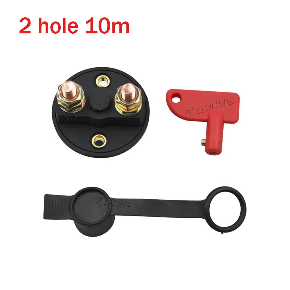 Car Battery Power Switch Disconnect Isolator Circuit Breaker Main Switch Kill Cut-off Switch Insulated Rotary Switch Key Truck