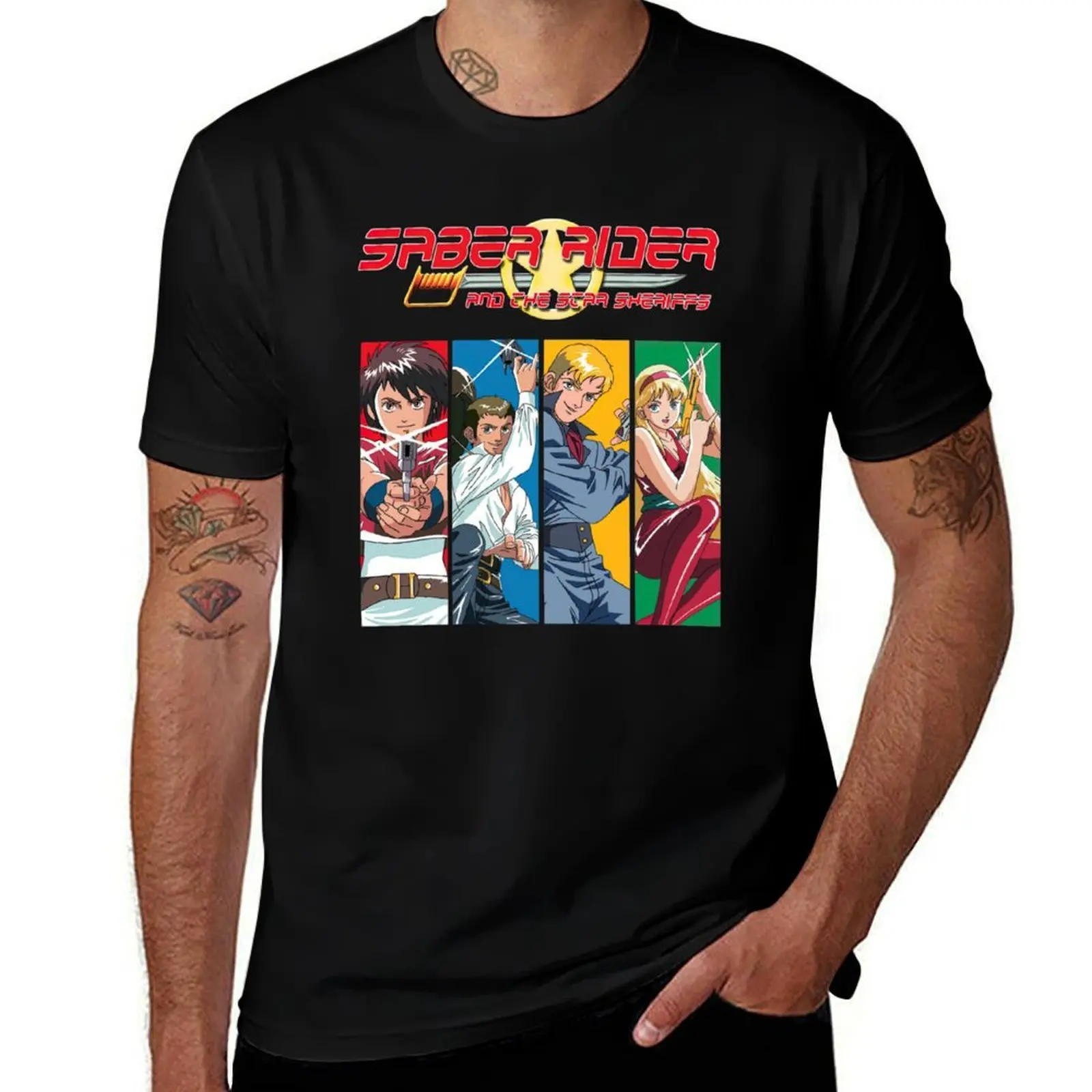 

Saber Rider and the Star Sherrifs 2 T-Shirt funny t shirts man t shirt for man T-Shirt