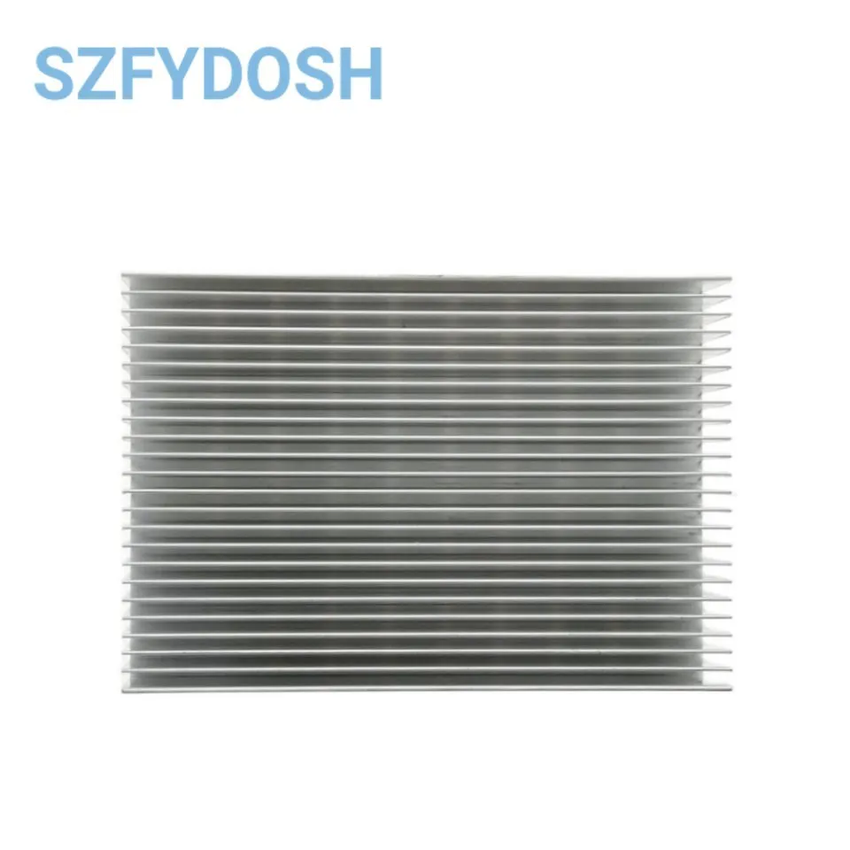 High Power Electronic Heatsink Radiator Cooler Radiator Aluminum 100X69X37MM Heat Sink  Fins Fine-toothed