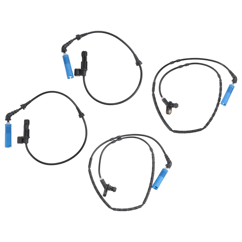 

T-Top-Rated-4Pcs Front+Rear Car Wheel Speed Sensor For BMW E46 316 318 320 330 Z4 E85 E86 34526752681 34526752682 34526752683