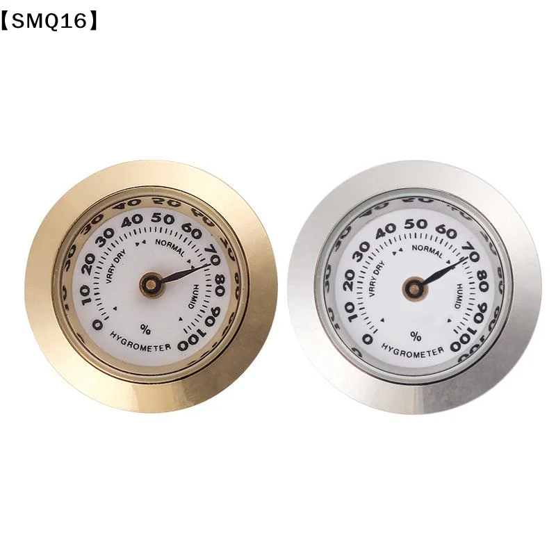 1Pcs Cigar Tobacco Humidity Gauge Tool & Glass Lens 28mm Hygrometer Moisture Meter For Humidors Humidity Sensitive Gauge【SMQ】