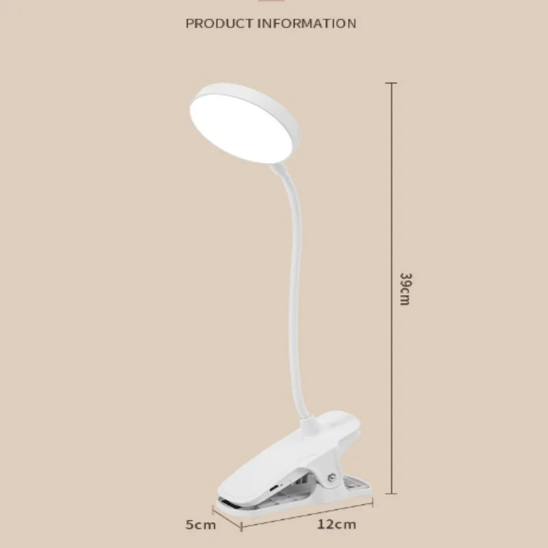 

Smart Touch LED Desk Lamp, 3-Level Dimmable Tabletop Reading Light with Eye Protection, Adjustable Arm, USB plug inDesk Lamp