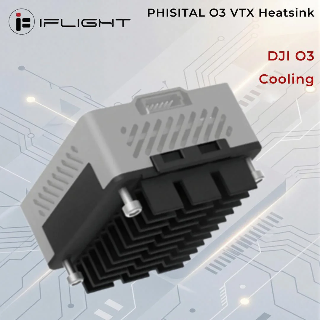 

PHISITAL O3 VTX Heatsink For DJI O3 Air Unit FPV Racing Drone Quadcopter Freestyle DIY Parts
