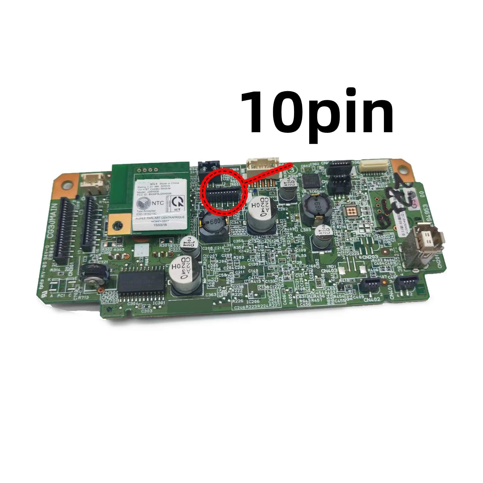10pin Mainboard Motherboard CG30 Fits For Epson WorkForce WF-2835 WF-2830 WF-2831