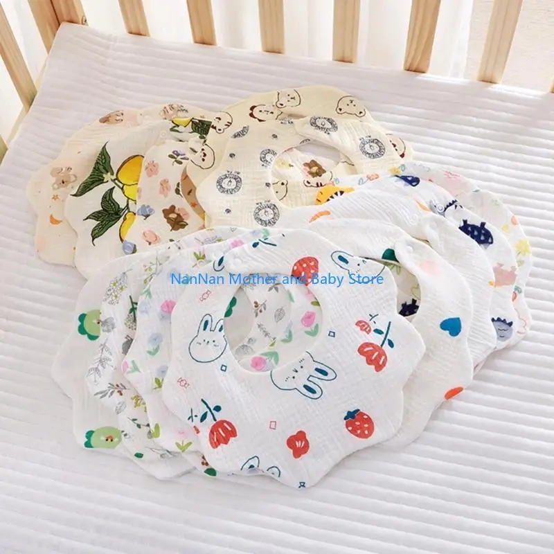 

Soft Nursing Towel for Newborn Toddler Boy Girl Strong Absorbent Saliva Towel