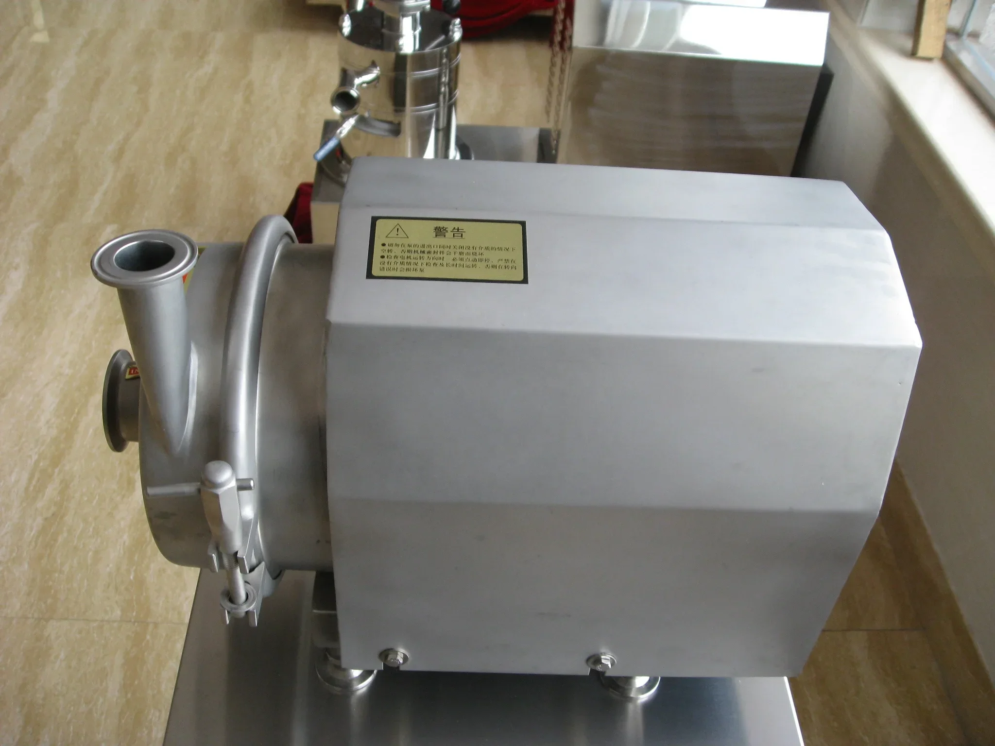 Ss316l Electric  Motor Explosion-Proof Food Grade Fuel Hand Sterlizer High Pressure Honey Sanitary Centrifugal Pump