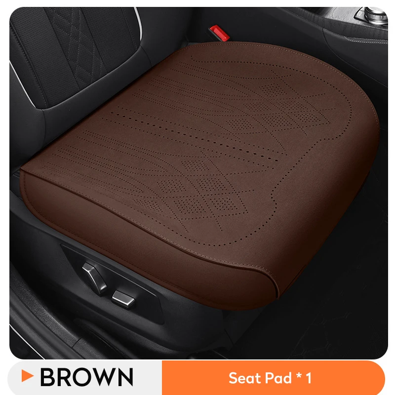 Auto Sitzbezüge Schutz Set Universal Auto Vorne Hinten Kissen Pad Wildleder Leder Vier Saison Sitzbezüge Matte Auto Zubehör – Detail 19