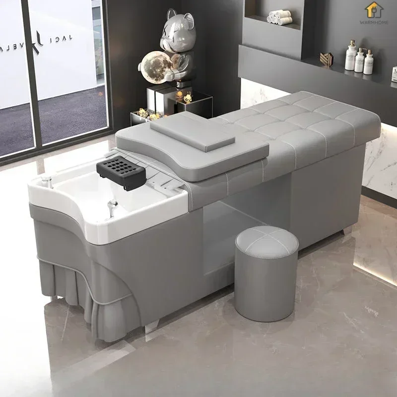 

new Barbershop-Friendly Hairdressing Shampooing Bed with Fumigation, Water Circulation, and Water Heater.