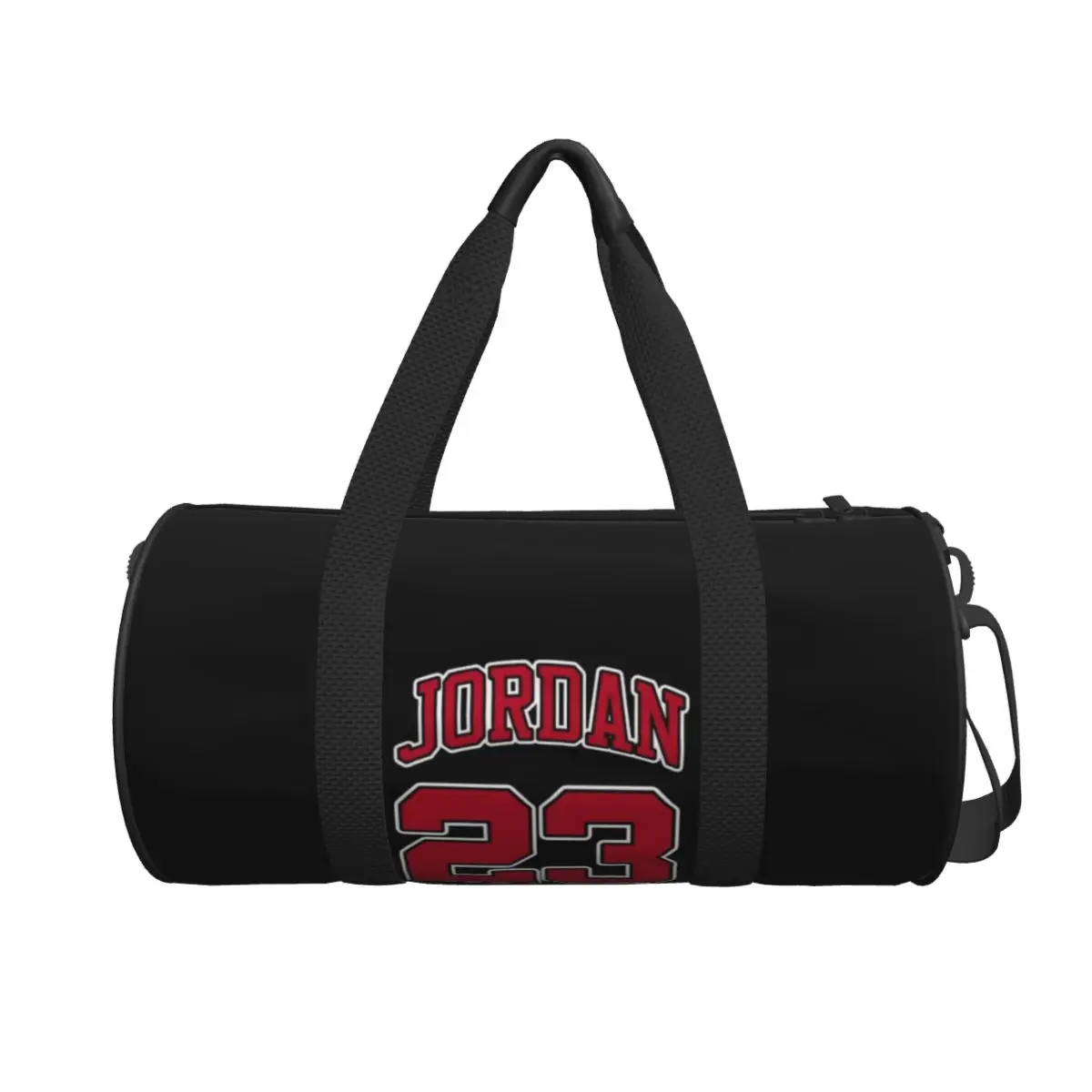 Round Large Capacity Travel Duffel Bag J-Jordan Num 23 Male Female Large-Capacity Hand Luggage Sports Fitness Bag