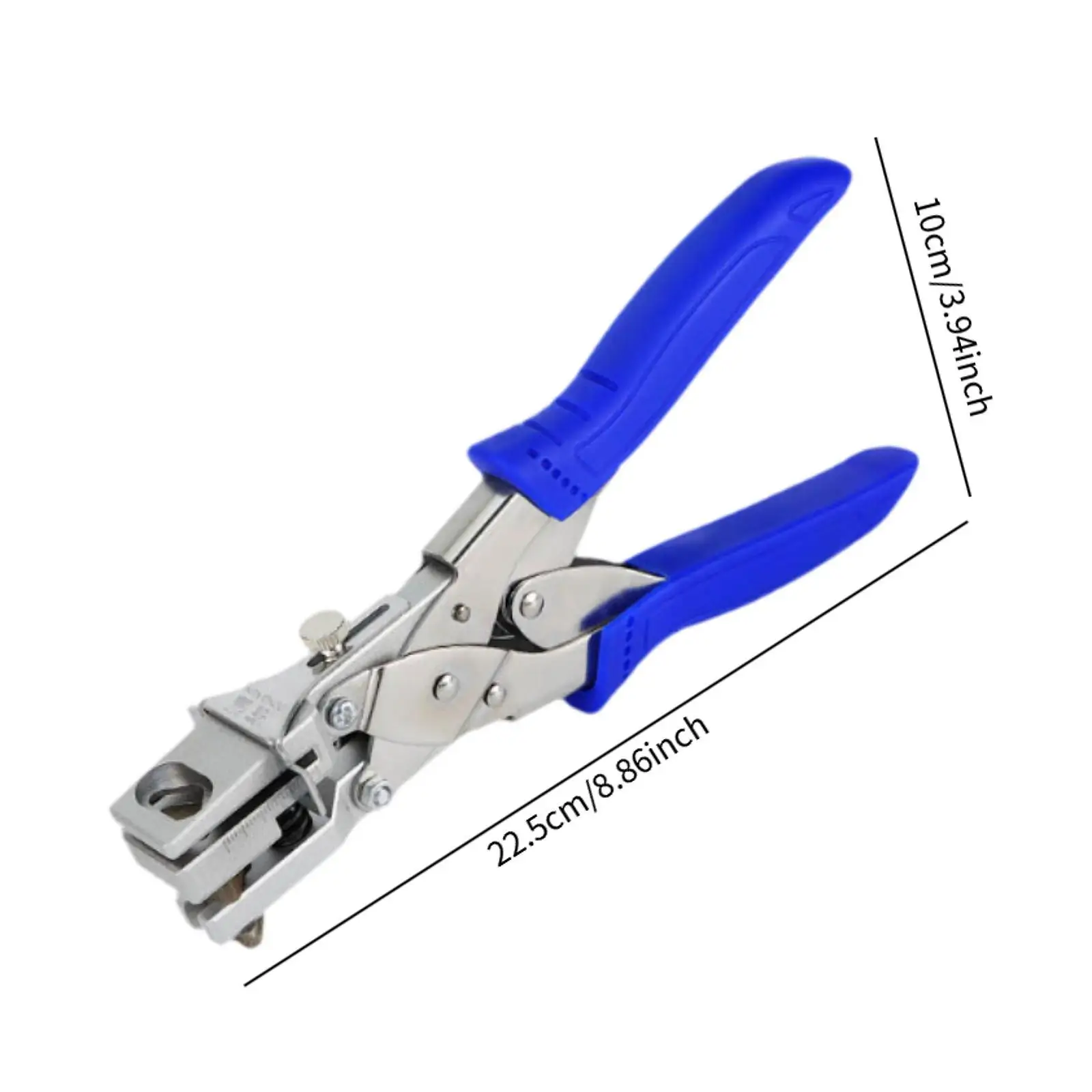 Slot Punch Paper Puncher Handheld Hand Press Portable Heavy Duty Hanger Hole Punch for Photo Name Tag Badge ID Card DIY Crafts