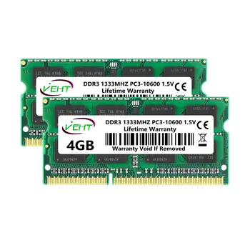 Paměti VEHT DDR3 DDR3L 2GB 4GB 8GB SODIMM RAM 8500 10600 12800 204Pin PC3 1,5V PC3L 1,35V 1066 1333 1600MHz pro notebooky 8 nejlepší prodej 1x16GB ddr3 - №1
