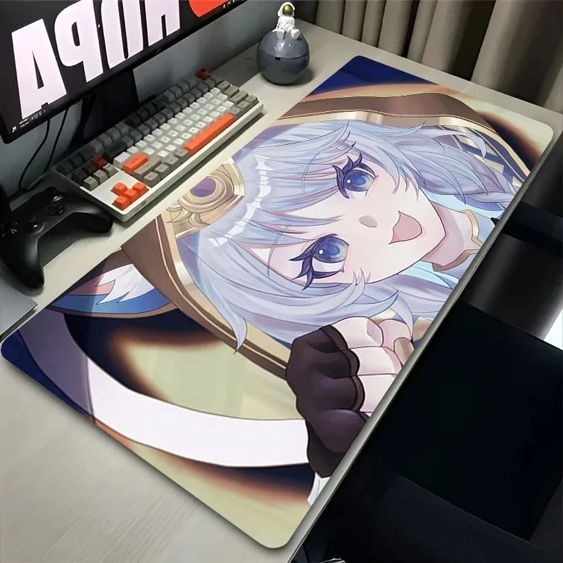 لوحة الماوس أنيمي ملحقات الألعاب ألعاب الكمبيوتر Honkai Star Rail Cipher لوحة المفاتيح القط فتاة سطح المكتب حصيرة Kawaii Mousepad
