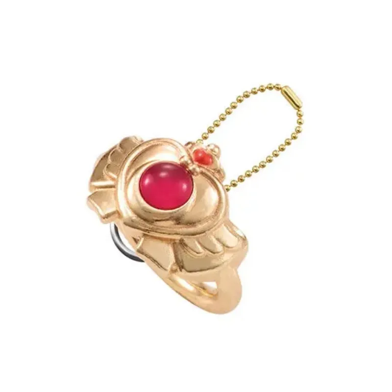 BANDAI Sailor Moon capsule toys Transformer shaped ring pendant figure Brand new genuine In shelf