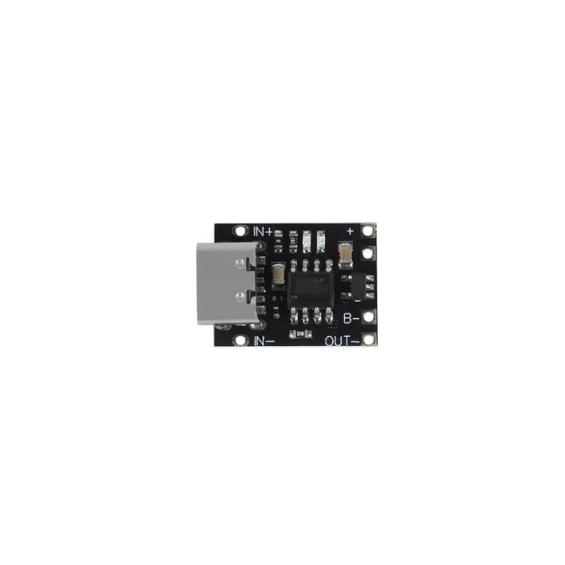 TP4056 1A 3.7V Lithium Battery Charging and Discharging Board with Protection Type-C USB C Li-ion Battery Charging Board