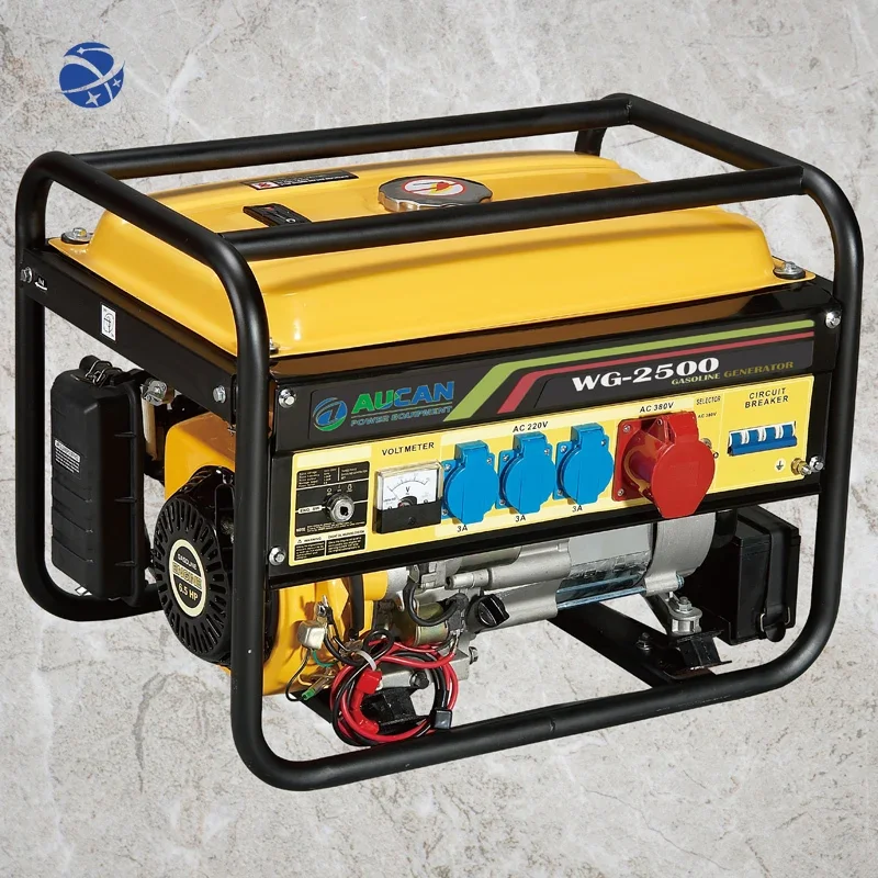 

YUNYI 2.5kva Gasoline generator single phase mini generator easy to take generator petrol for home use