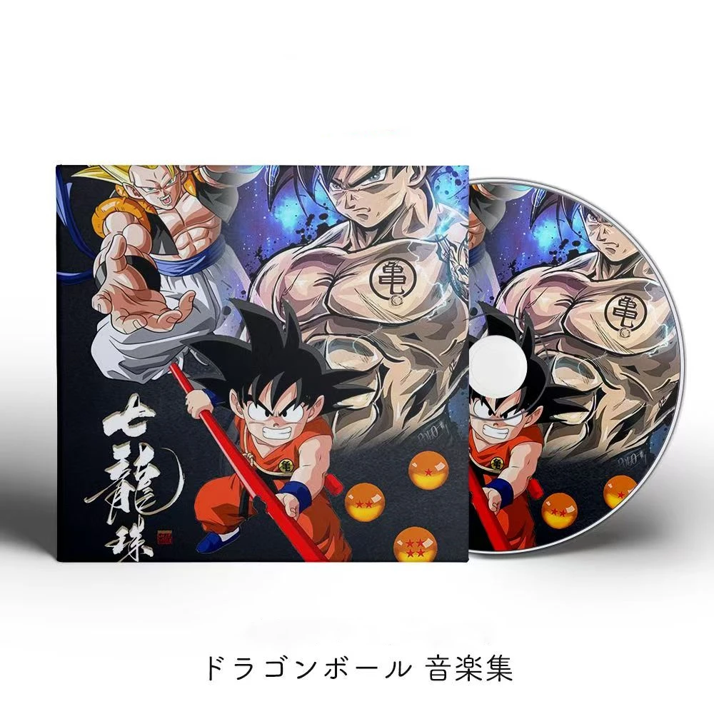 Anime Dragon Ball Kakarotto Kikuchi Shunsuke Music CD Greatest Hits OST Album Cosplay Music Record Walkman Soundtracks Box Prop