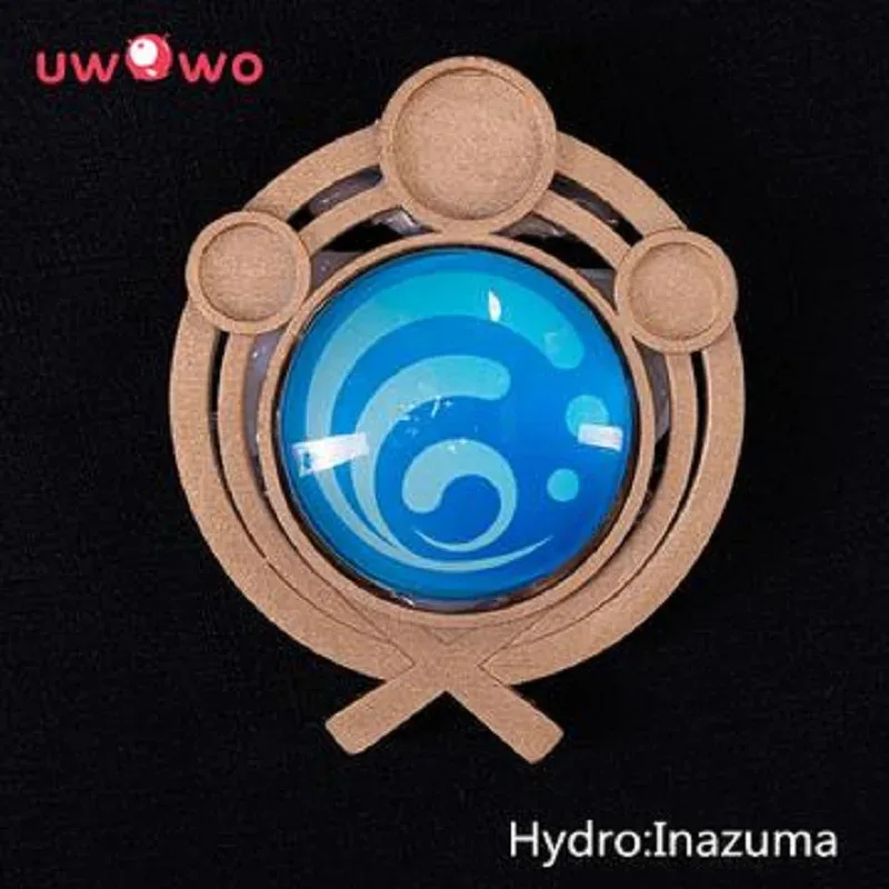 Zizi 2025 UWOWO Inazuma Vision Game Genshin Impact "عين الله" Led تأثيري الدعائم Pyro Cryo Hydro Geo Dendro Electro #1