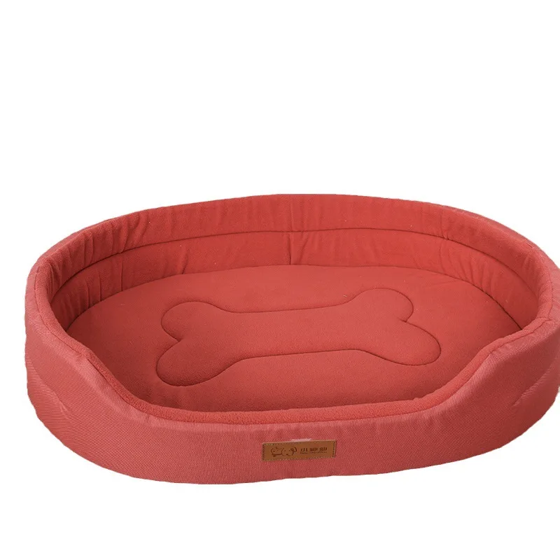 

CX Detachable Oval Oxford Cloth All-Season Sponge Small to Medium Dog Moisture-Proof Non-Slip Pet Bed