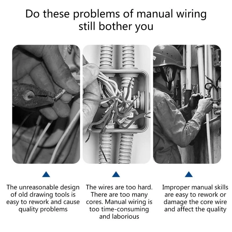 Wire Twisting Tool Wire Stripper Easily Wire Splicing for Electrical Repairs