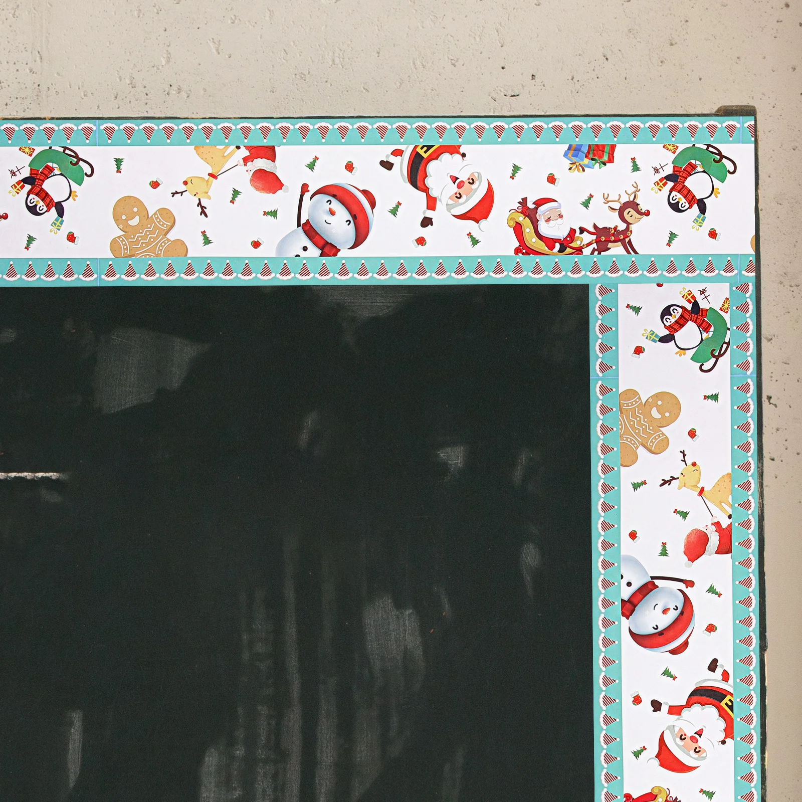 

Strips Chalkboard Border Sticker Black Christmas Decor Removable Trim Replaceable Borders Classroom Bulletin Paper Adorable